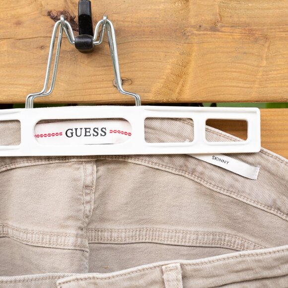 NEW W/O TAGS! Guess Men's Skinny Beige Jeans Size 32 | 99% Cotton Premium Denim - Picture 3 of 10